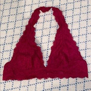 Cranberry Free People Bralette
